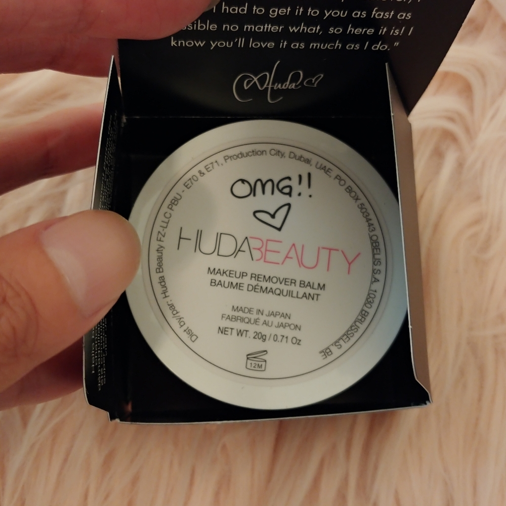 💖FIRM! NWT HUDA BEAUTY MAKEUP REMOVER BALM